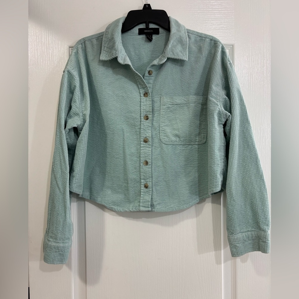 Corduroy Crop Jacket, OX